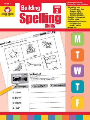 cover image of Building Spelling Skills, Grade 2